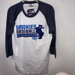 super extra comfy  Men T Shirt Size M Medium Crew Neck Long Sleeves smokies ball